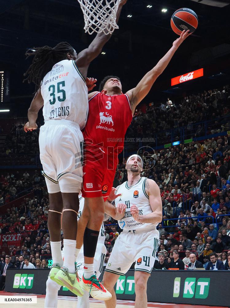 BASKET - Euroleague - Olimpia Milano vs Panathinaikos Atene