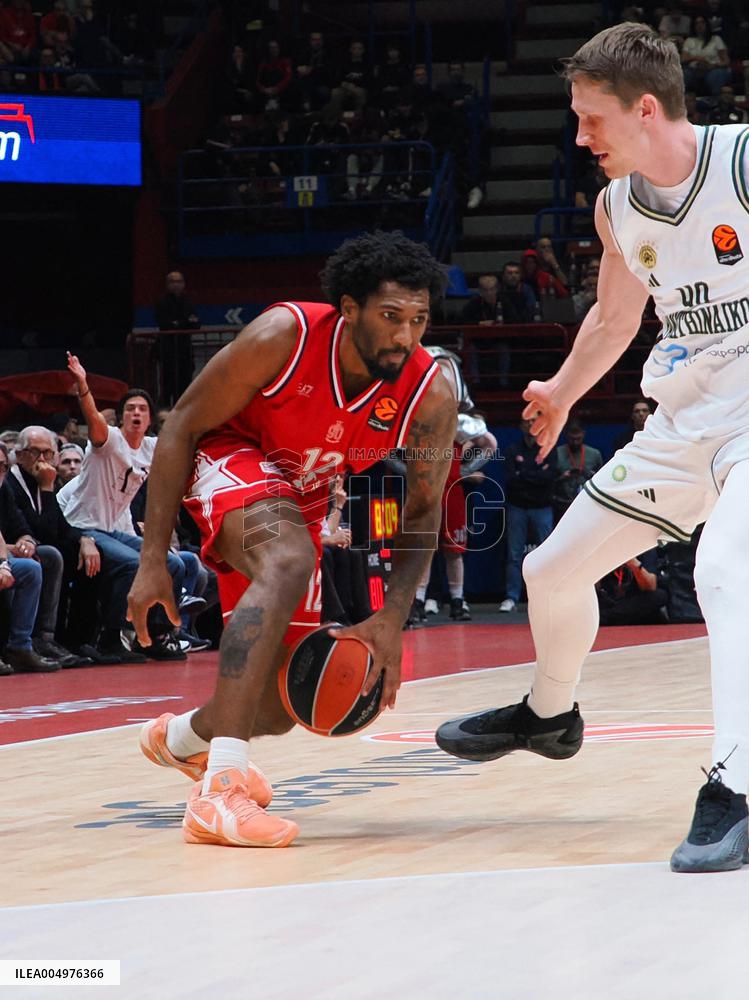 BASKET - Euroleague - Olimpia Milano vs Panathinaikos Atene