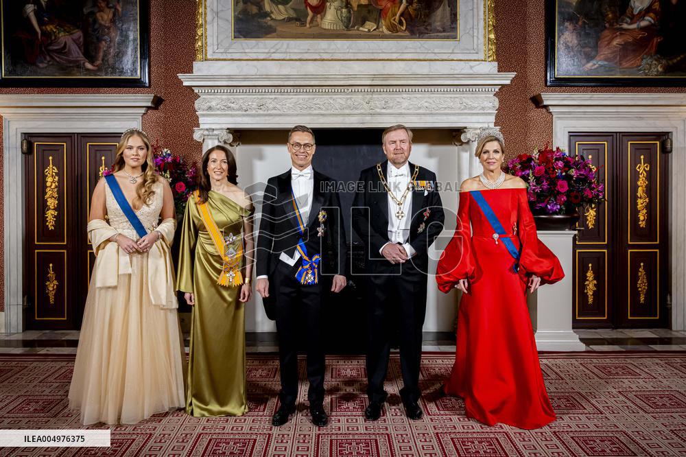 State Visit of the President of Finland - State Banquet - Amsterdam