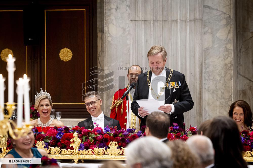 State Visit of the President of Finland - State Banquet - Amsterdam