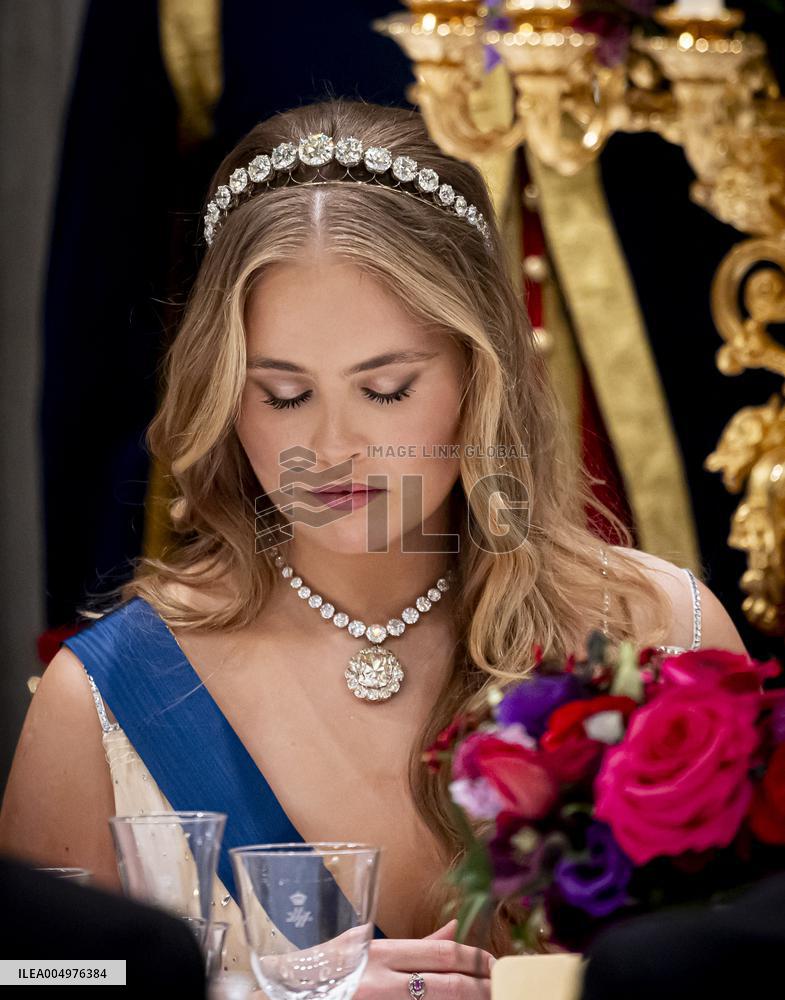 State Visit of the President of Finland - State Banquet - Amsterdam