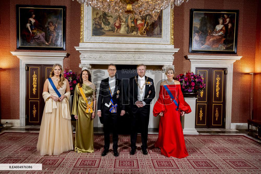 State Visit of the President of Finland - State Banquet - Amsterdam