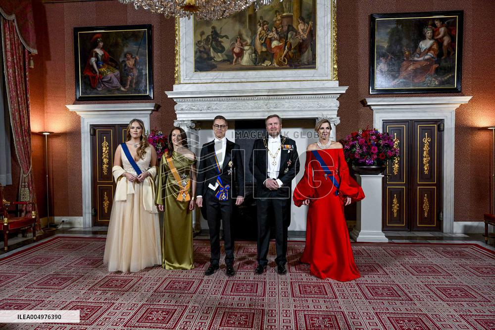 State Visit of the President of Finland - State Banquet - Amsterdam