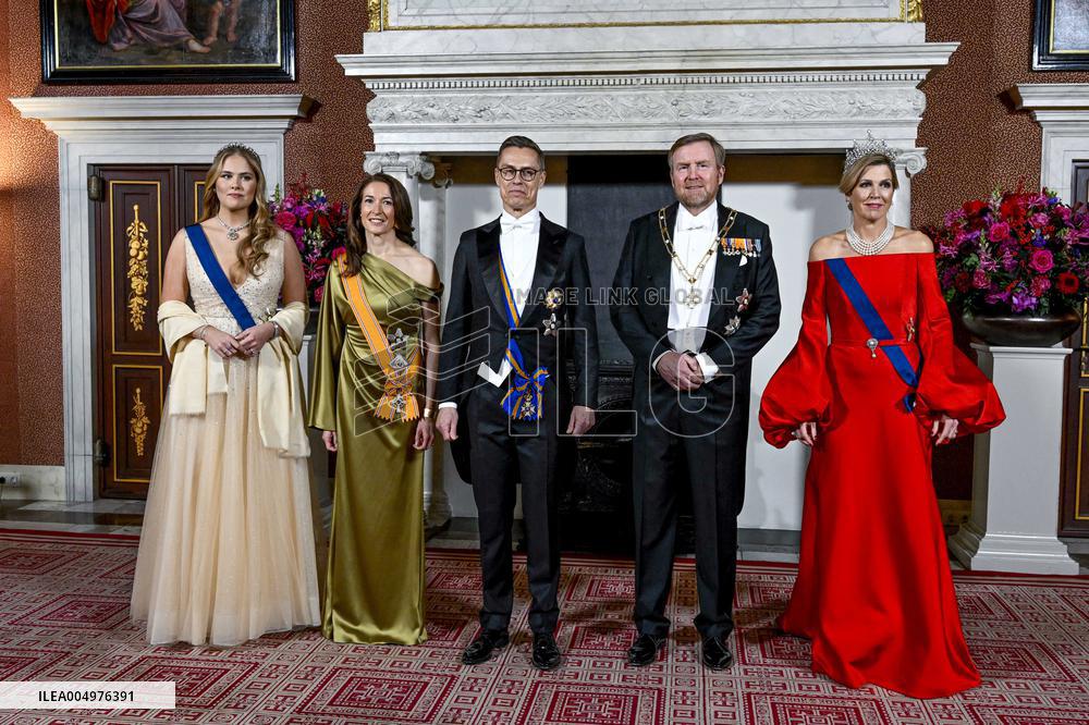 State Visit of the President of Finland - State Banquet - Amsterdam