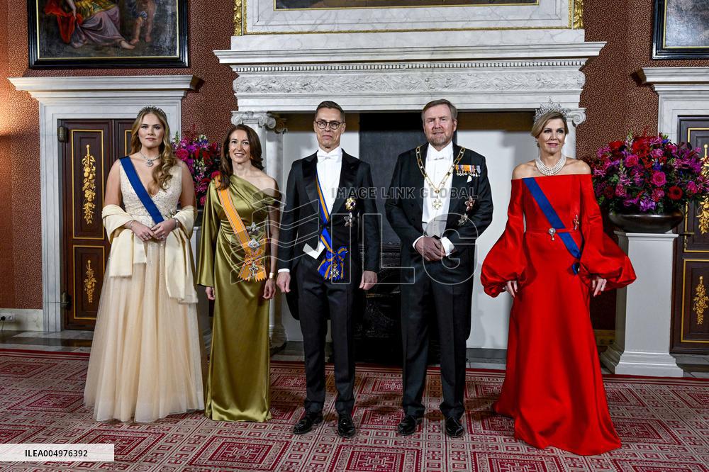 State Visit of the President of Finland - State Banquet - Amsterdam