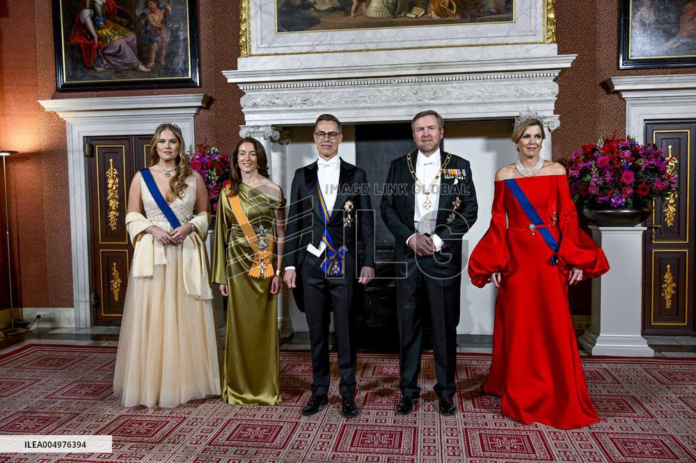 State Visit of the President of Finland - State Banquet - Amsterdam