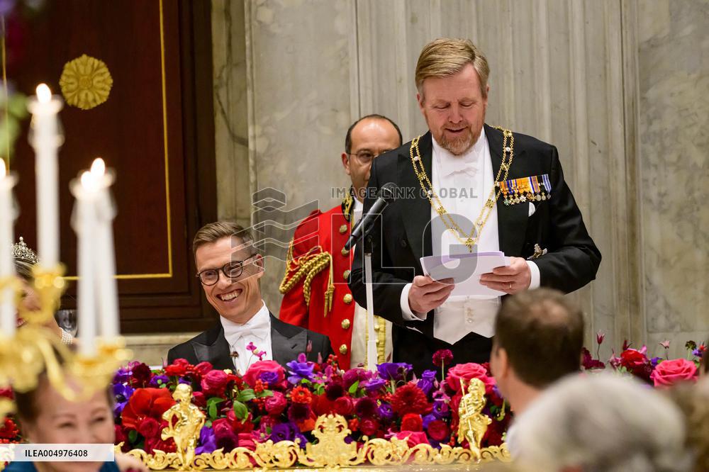 State Visit of the President of Finland - State Banquet - Amsterdam