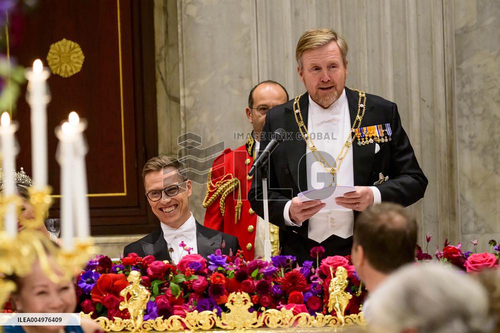 State Visit of the President of Finland - State Banquet - Amsterdam