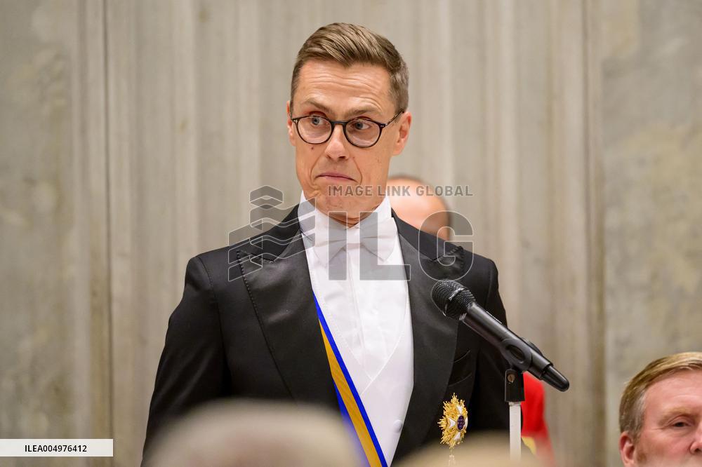 State Visit of the President of Finland - State Banquet - Amsterdam