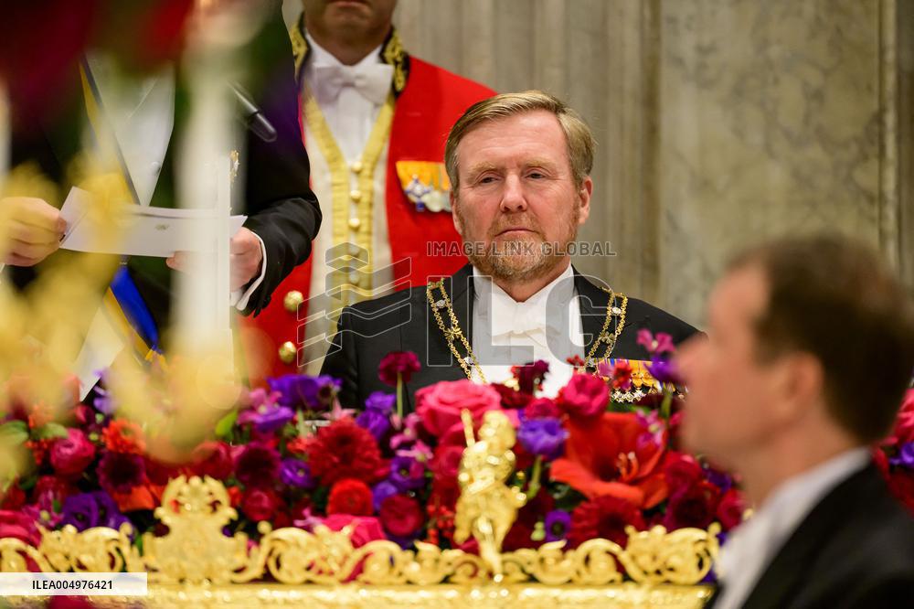 State Visit of the President of Finland - State Banquet - Amsterdam