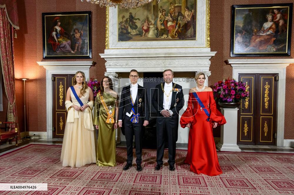 State Visit of the President of Finland - State Banquet - Amsterdam
