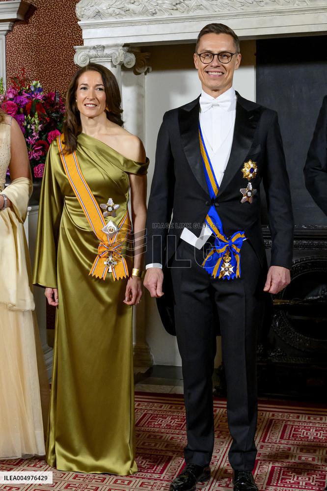 State Visit of the President of Finland - State Banquet - Amsterdam