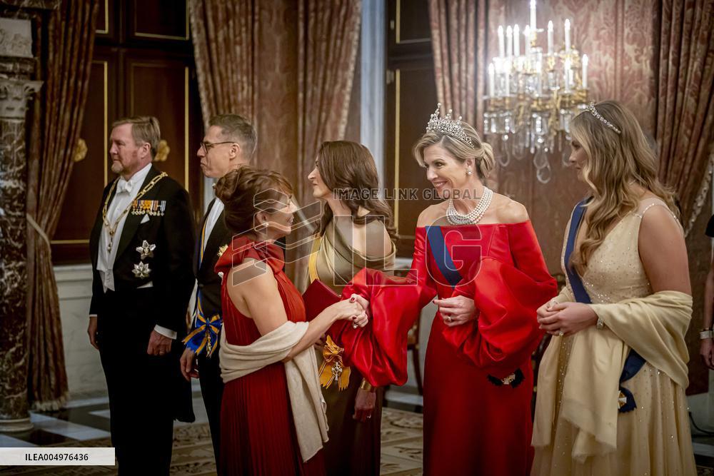 State Visit of the President of Finland - State Banquet - Amsterdam