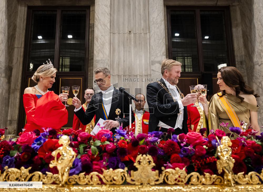 State Visit of the President of Finland - State Banquet - Amsterdam
