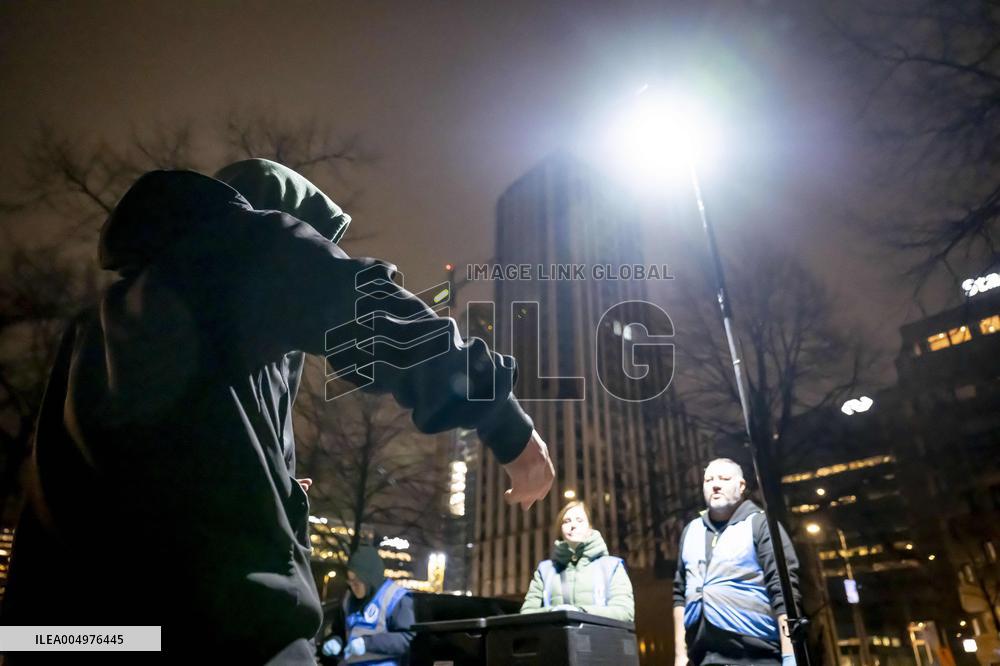Homeless People Served Hot Meals - The Hague