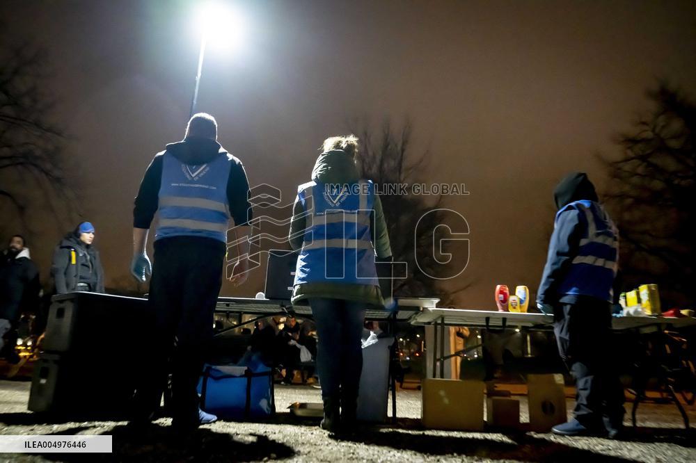 Homeless People Served Hot Meals - The Hague