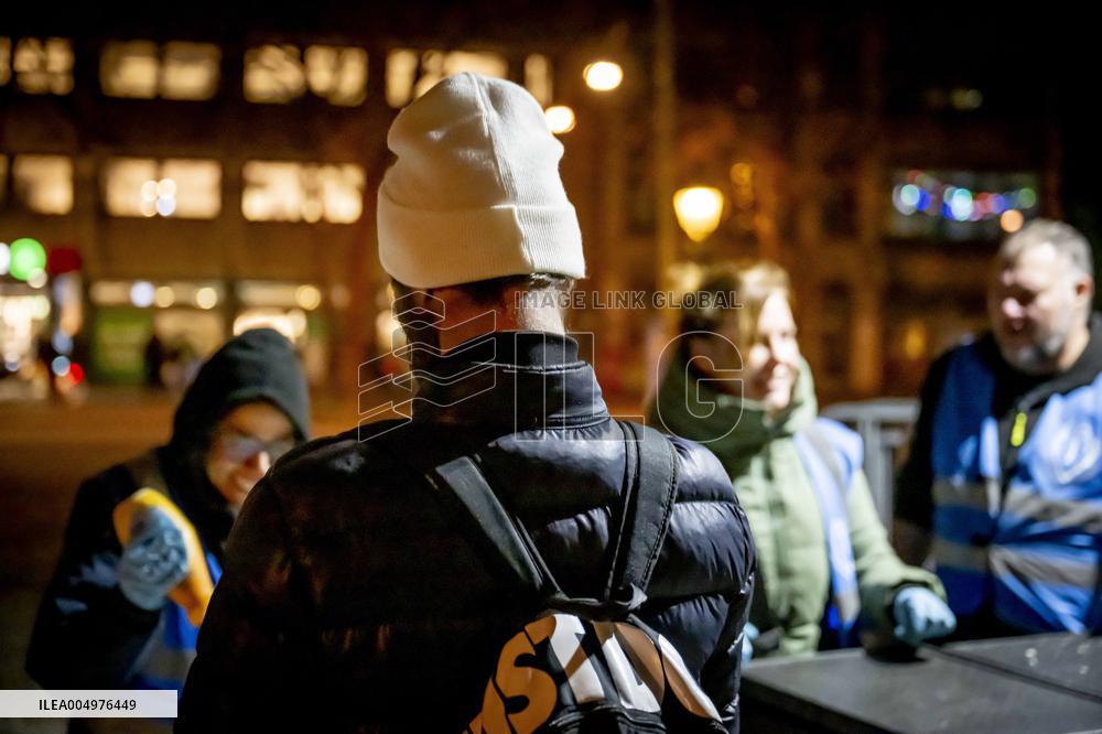 Homeless People Served Hot Meals - The Hague