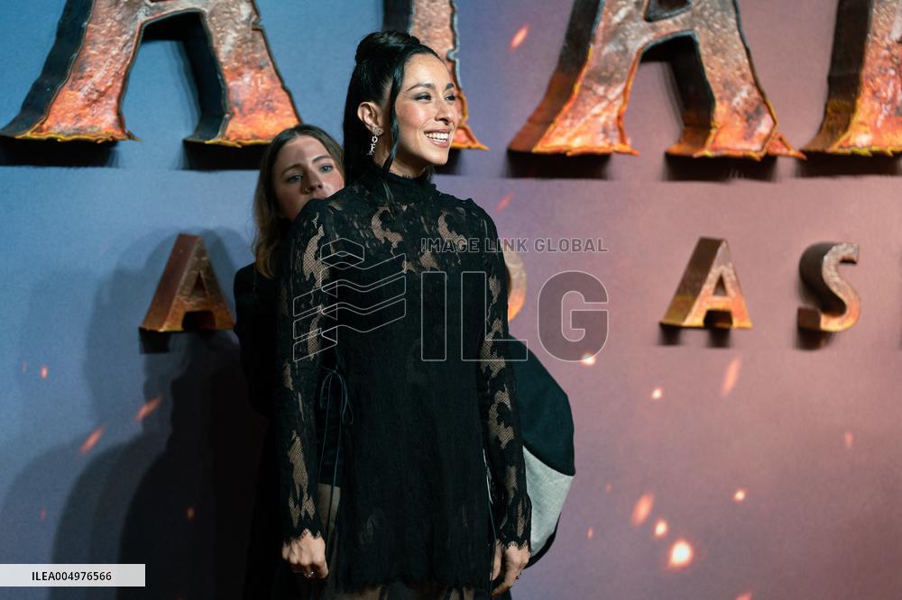 "Avatar: Fire And Ash" UK Premiere - London