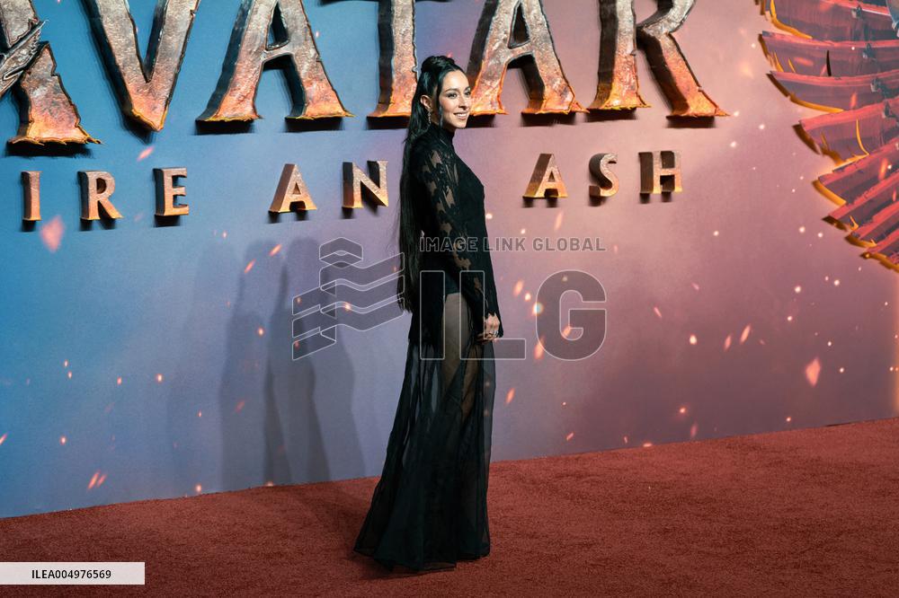 "Avatar: Fire And Ash" UK Premiere - London
