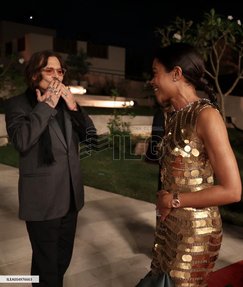 Johnny Depp and Celebs Attend Closing of Red Sea Film Festival - Jeddah