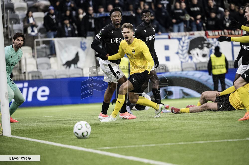 UEFA Conference League football match KuPS vs FC Lausanne-Sport