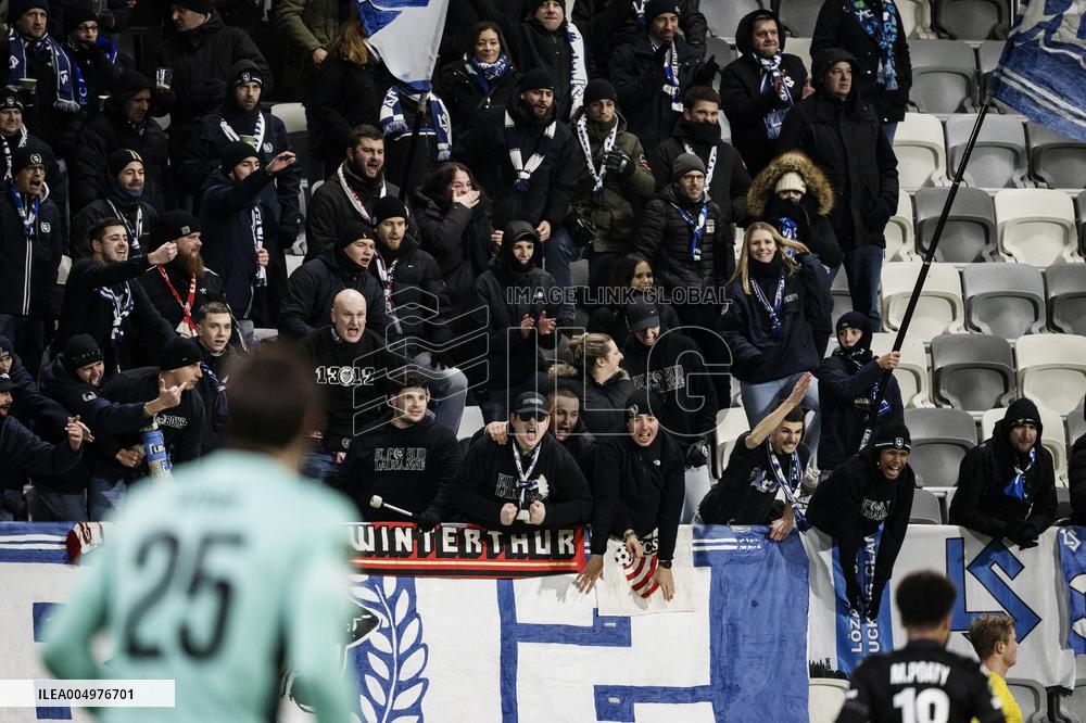 UEFA Conference League football match KuPS vs FC Lausanne-Sport