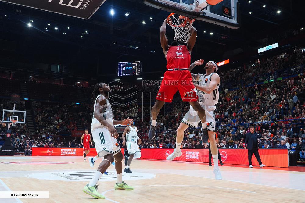 BASKET - Euroleague - Olimpia Milano vs Panathinaikos Atene