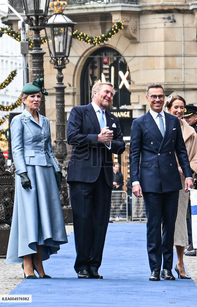 President Alexander Stubb Visit To The Netherlands - Amsterdam