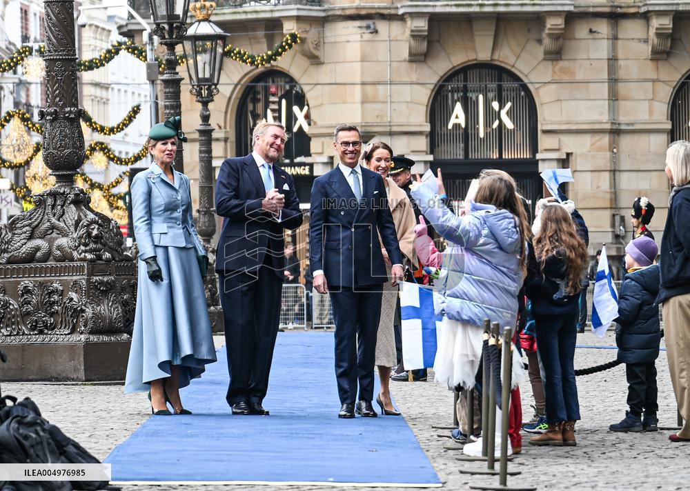 President Alexander Stubb Visit To The Netherlands - Amsterdam