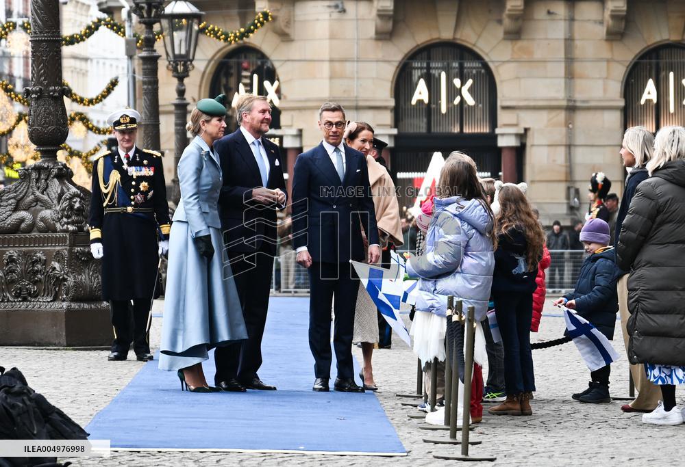 President Alexander Stubb Visit To The Netherlands - Amsterdam