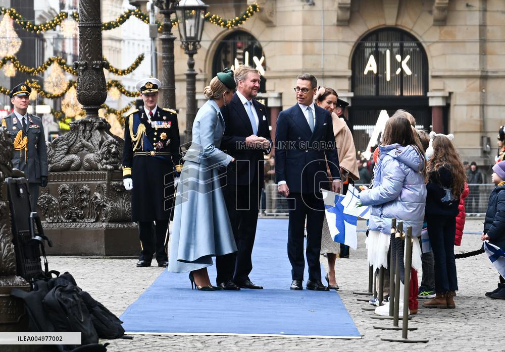 President Alexander Stubb Visit To The Netherlands - Amsterdam