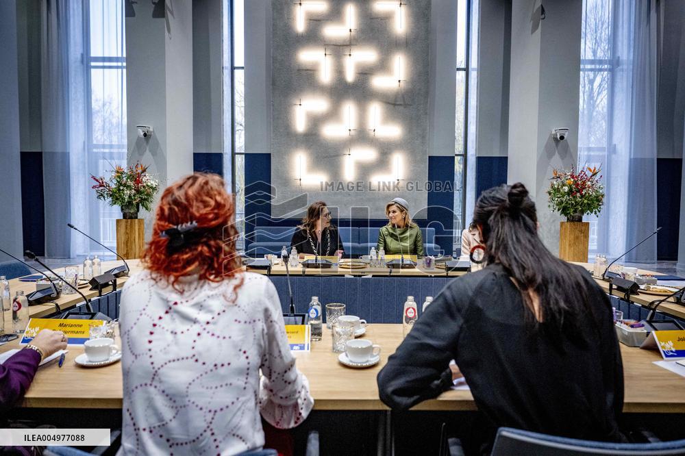 Queen Maxima and Innes-Stubb Meet Victims Relatives on Femicide - Netherlands