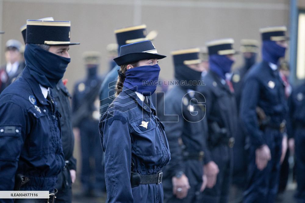 Installation of GIGN new commander Benoit Villeminoz - Versailles