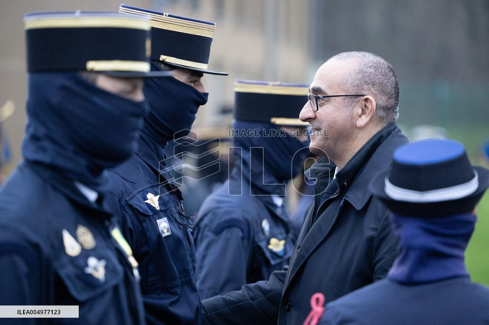 Installation of GIGN new commander Benoit Villeminoz - Versailles