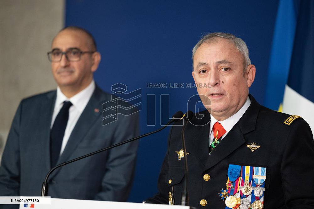 Installation of GIGN new commander Benoit Villeminoz - Versailles
