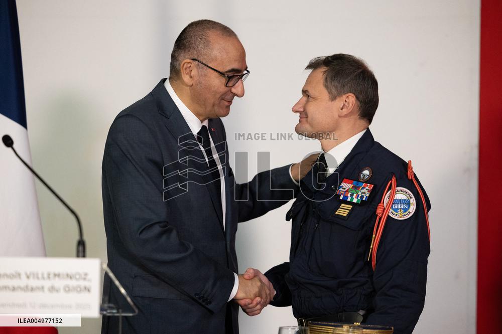 Installation of GIGN new commander Benoit Villeminoz - Versailles