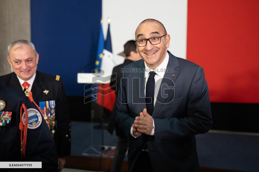 Installation of GIGN new commander Benoit Villeminoz - Versailles