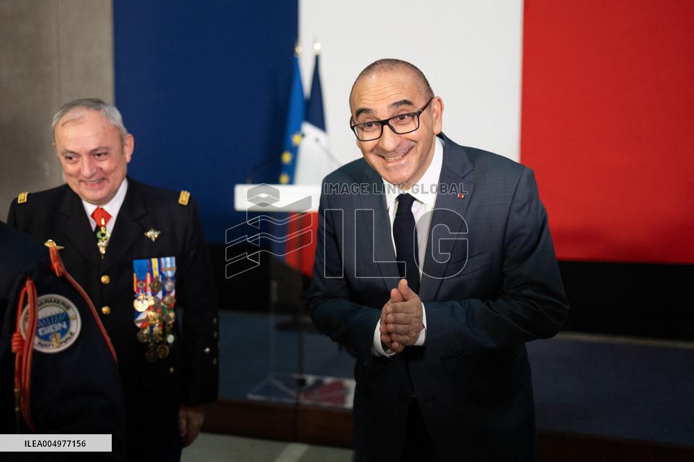 Installation of GIGN new commander Benoit Villeminoz - Versailles
