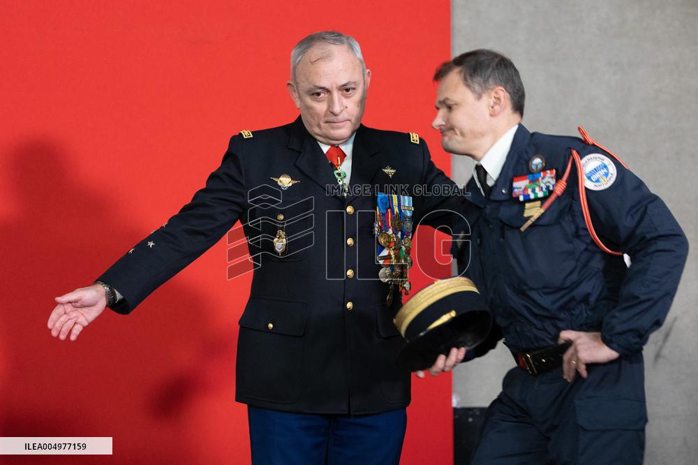 Installation of GIGN new commander Benoit Villeminoz - Versailles