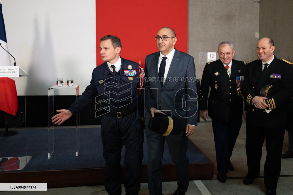 Installation of GIGN new commander Benoit Villeminoz - Versailles