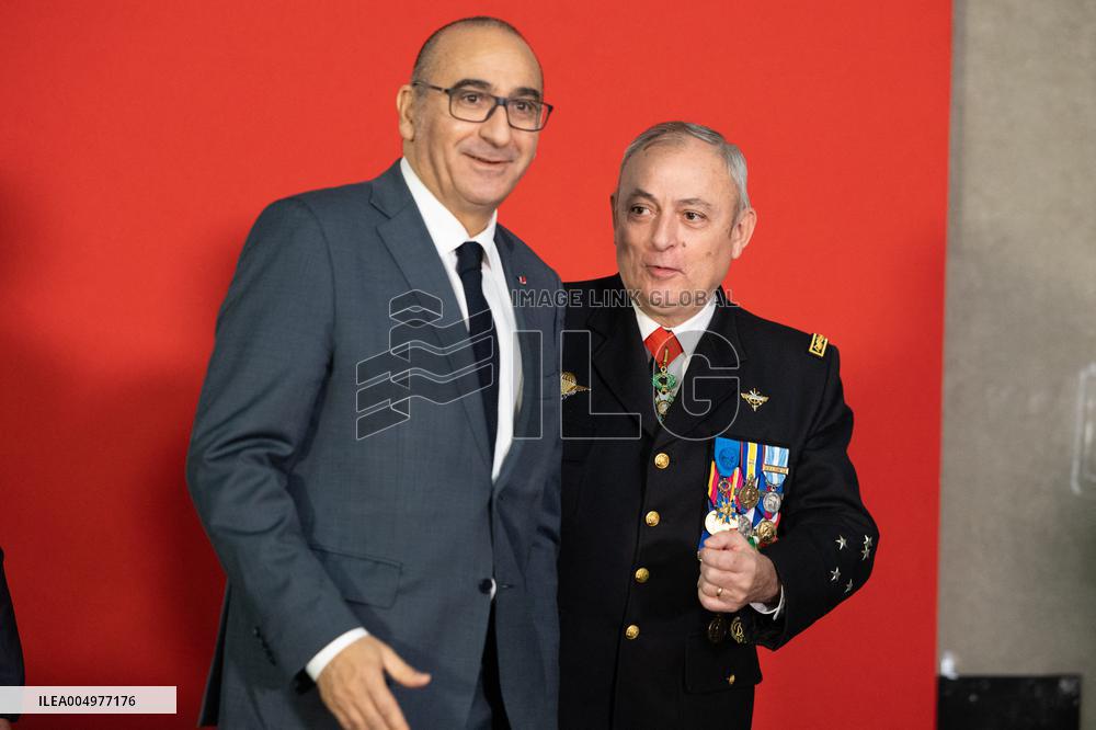 Installation of GIGN new commander Benoit Villeminoz - Versailles