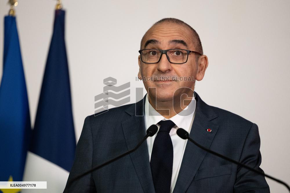 Installation of GIGN new commander Benoit Villeminoz - Versailles