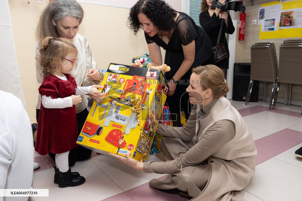 NO TABLOIDS - Christmas Gifts Distribution at Monaco Ree Cross Nursery