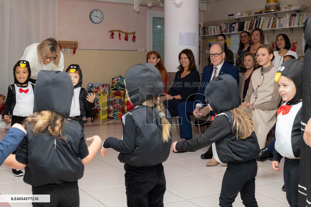 NO TABLOIDS - Christmas Gifts Distribution at Monaco Ree Cross Nursery