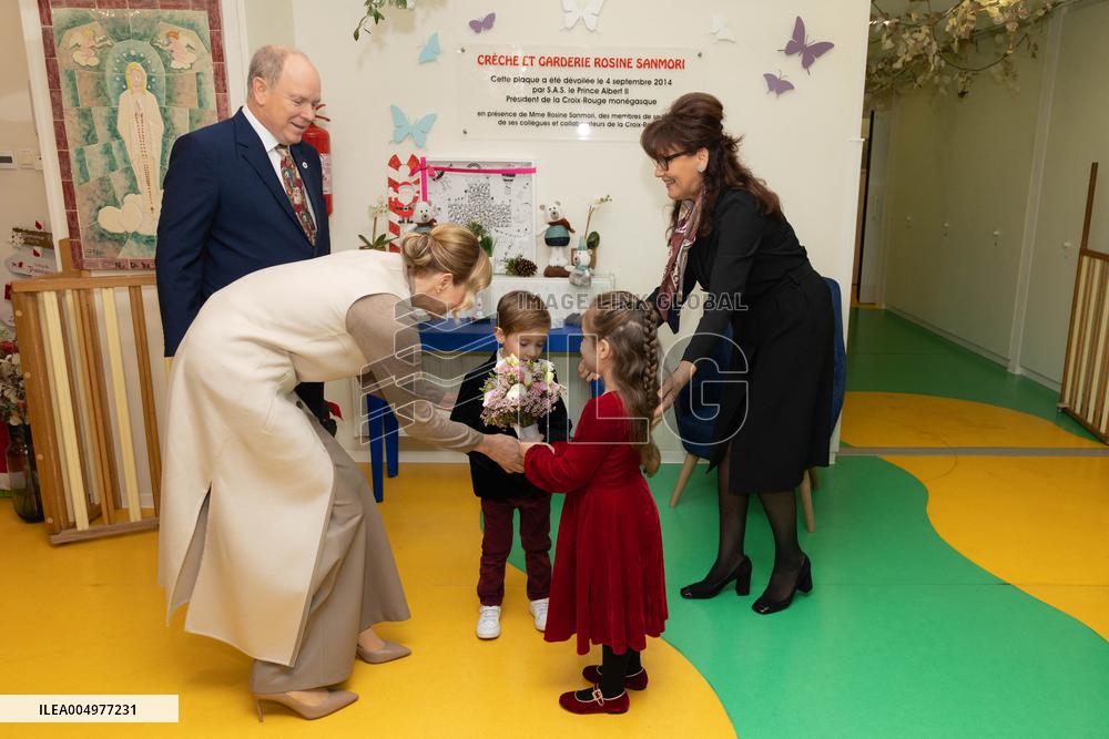 NO TABLOIDS - Christmas Gifts Distribution at Monaco Ree Cross Nursery