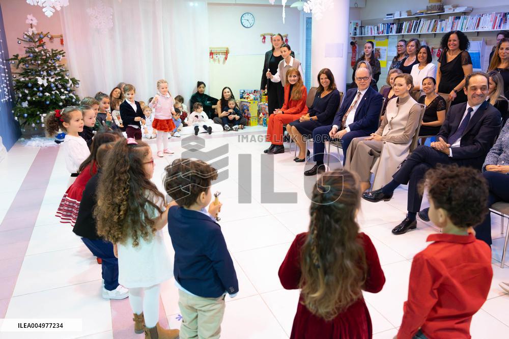 NO TABLOIDS - Christmas Gifts Distribution at Monaco Ree Cross Nursery