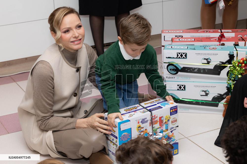 NO TABLOIDS - Christmas Gifts Distribution at Monaco Ree Cross Nursery