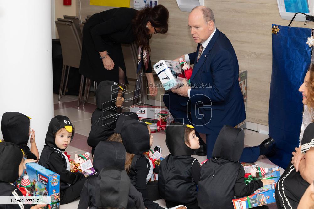 NO TABLOIDS - Christmas Gifts Distribution at Monaco Ree Cross Nursery