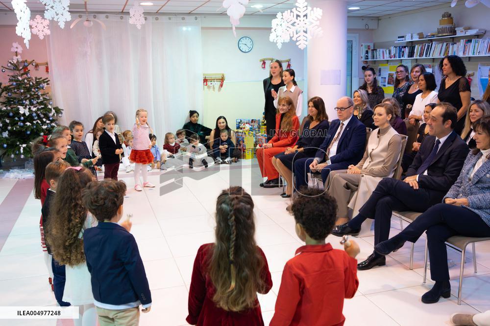 NO TABLOIDS - Christmas Gifts Distribution at Monaco Ree Cross Nursery