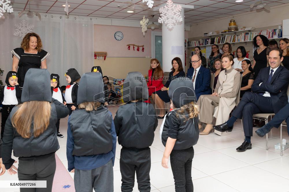 NO TABLOIDS - Christmas Gifts Distribution at Monaco Ree Cross Nursery